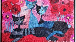 Rosina Wachtmeister tapis paillasson wash & dry chats Rossini