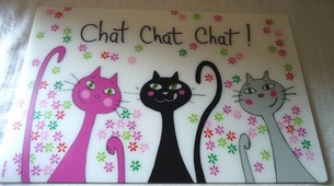 6 x Set de table CHAT CHAT CHAT!